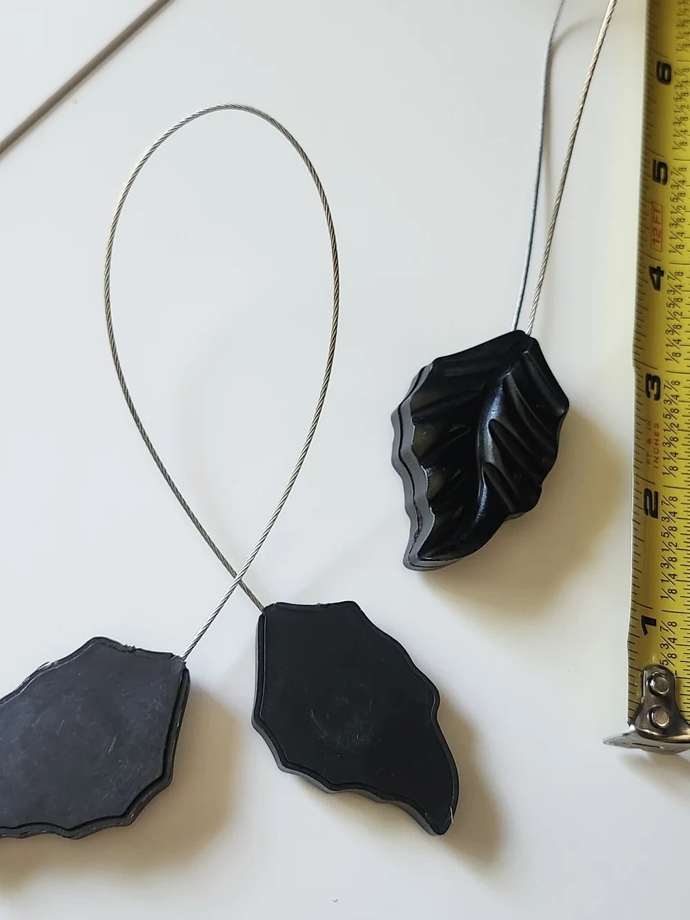 2 Magnetic Leaf Curtain Tiebacks
